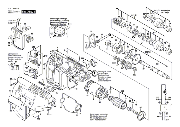 New Genuine Bosch 1611110910 Reference Plate