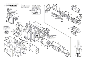 New Genuine Bosch 1611110A35 Manufacturer's nameplate