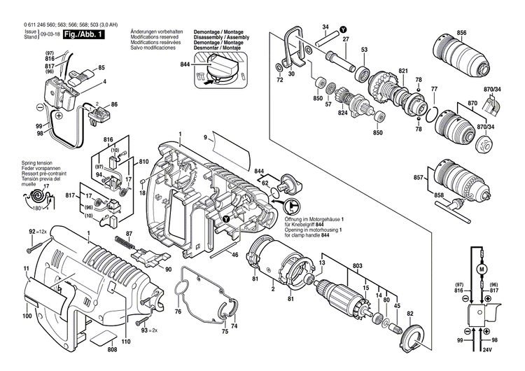 New Genuine Bosch 1611110A36 Reference Plate