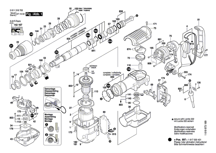 New Genuine Bosch 1611110C65 Sticker