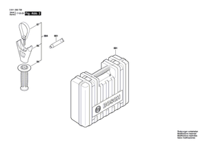 New Genuine Bosch 1611110D18 Sticker