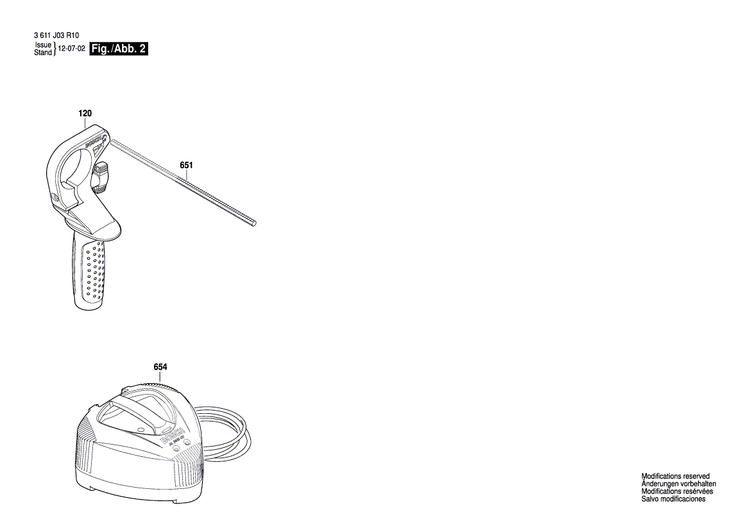 New Genuine Bosch 1611110Z18 Manufacturer's nameplate