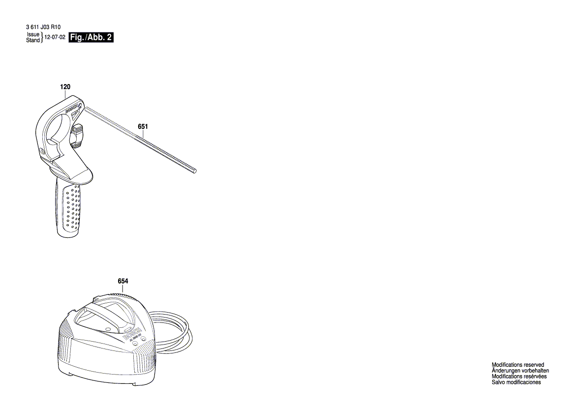 New Genuine Bosch 1611110Z31 Warning Plate