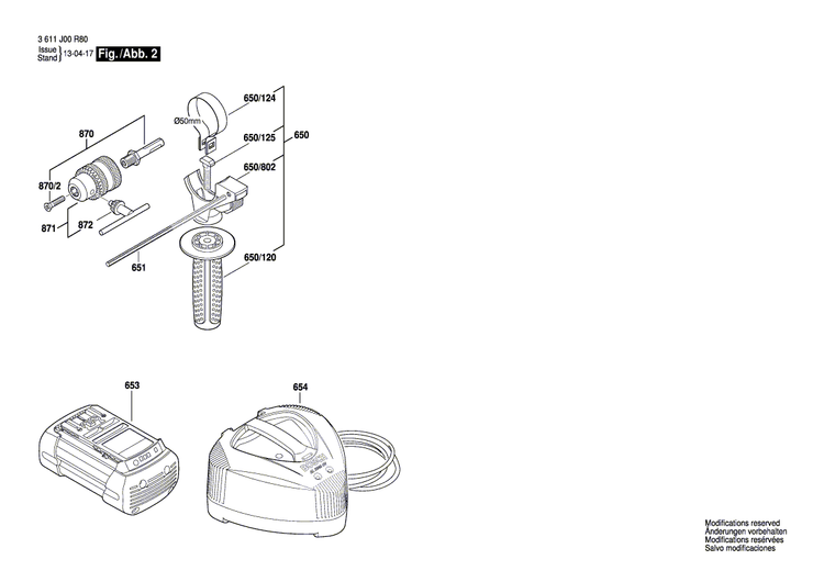 New Genuine Bosch 1611110Z56 Manufacturer's nameplate