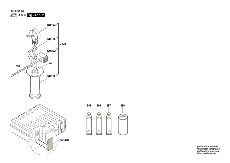 New Genuine Bosch 1611110Z81 Manufacturer's nameplate