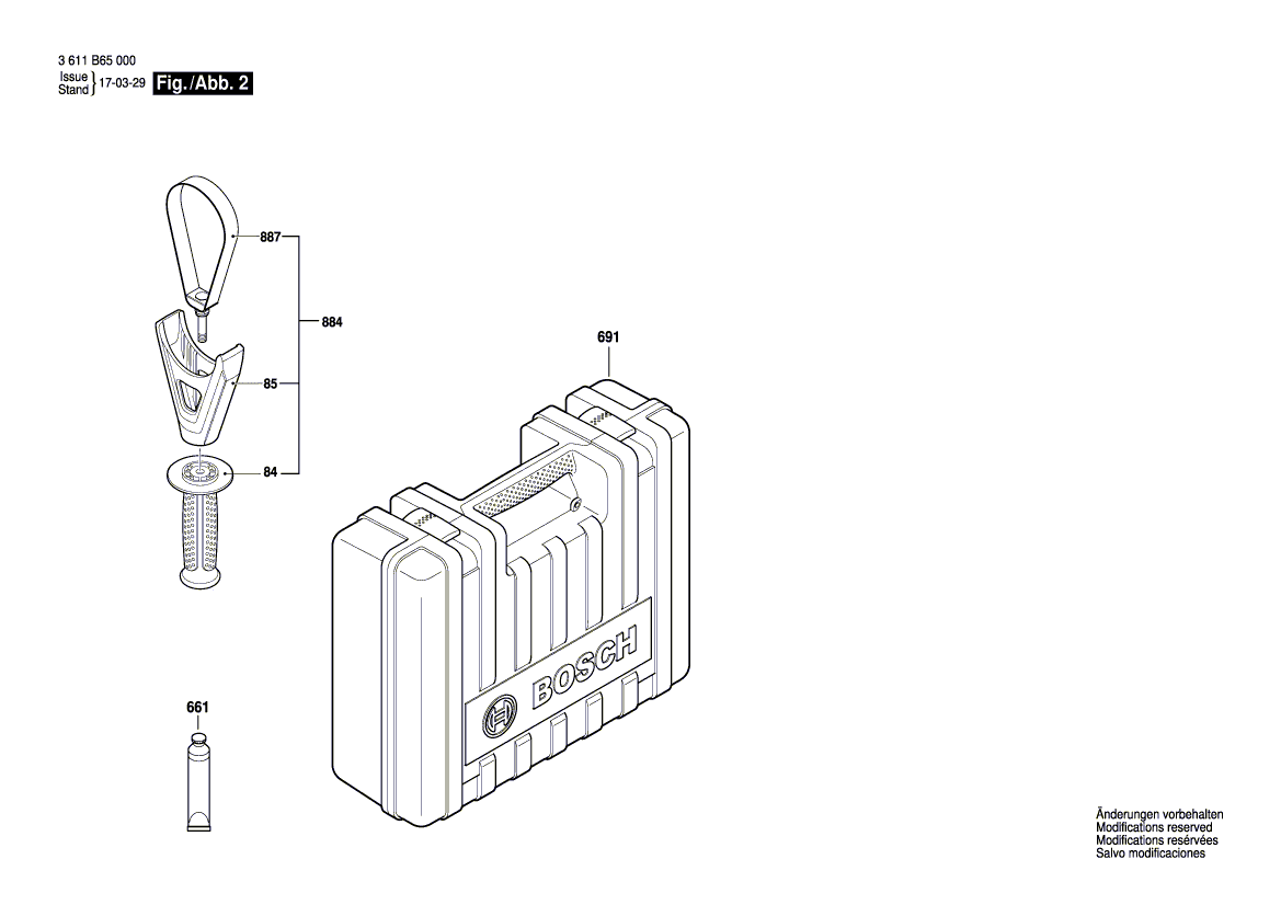New Genuine Bosch 161111A081 Sticker