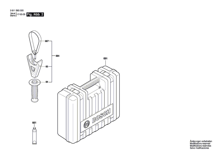 New Genuine Bosch 161111A081 Sticker