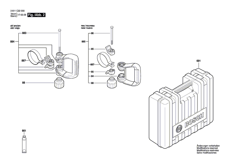 New Genuine Bosch 161111A082 Reference Plate