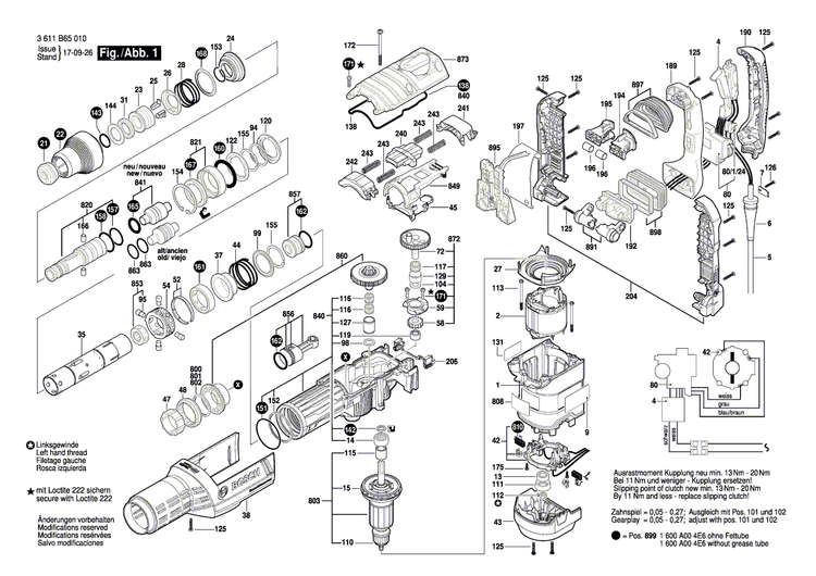 New Genuine Bosch 161111A083 Sticker