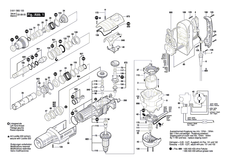 New Genuine Bosch 161111A093 Sticker