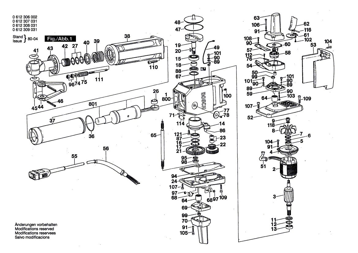 New Genuine Bosch 1612026011 Switch-Pawl
