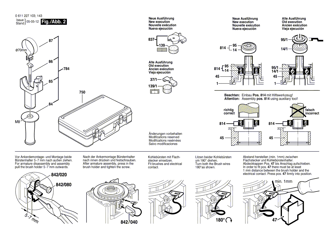 New Genuine Bosch 1612026055 Switch-Pawl