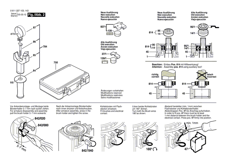 New Genuine Bosch 1612026055 Switch-Pawl