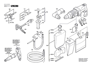 New Genuine Bosch 1612386001 Support clamp