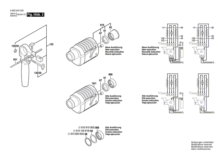 New Genuine Bosch 1613100014 Cylindrical Roller