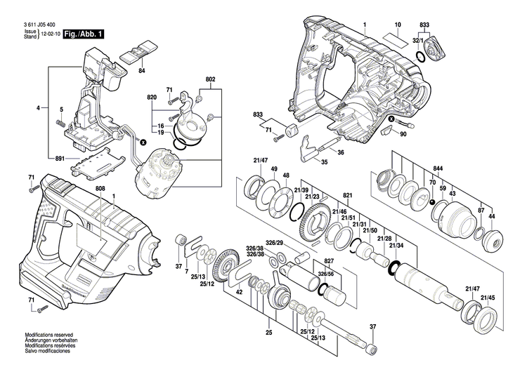 New Genuine Bosch 1613100039 Piston Pin