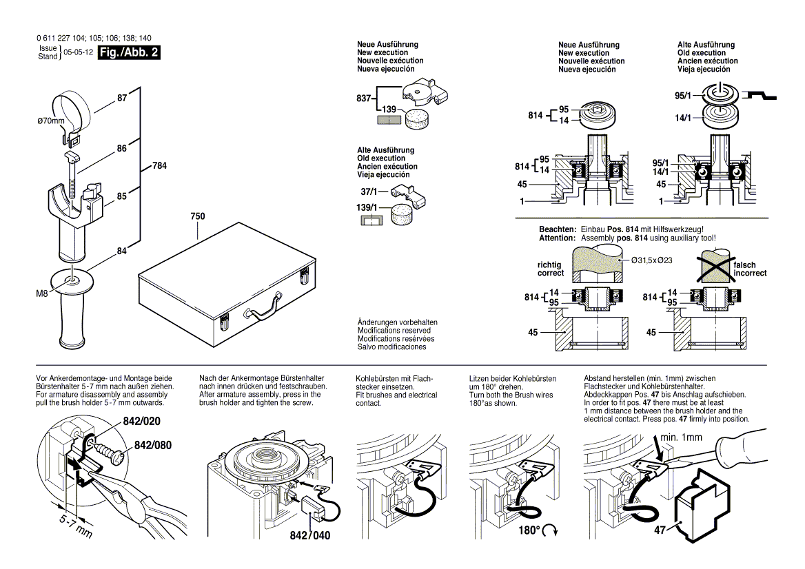 New Genuine Bosch 1613212004 Rubber Buffer