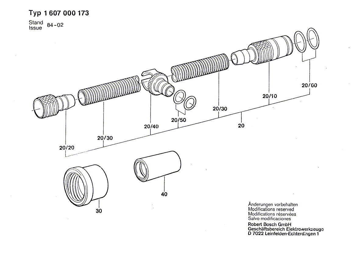 New Genuine Bosch 1613386028 Fitting
