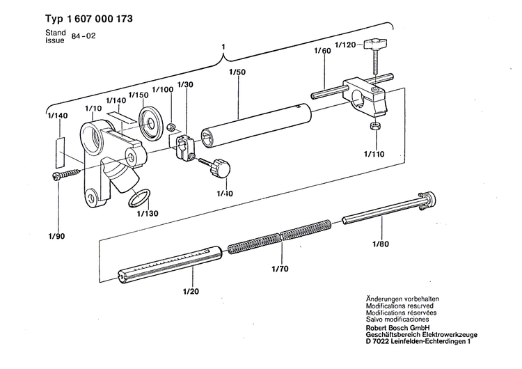 New Genuine Bosch 1613386028 Fitting