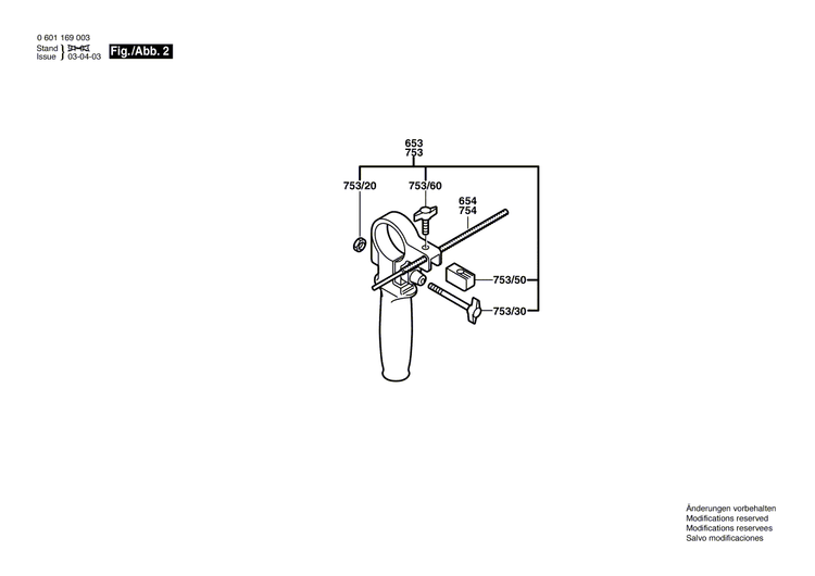 New Genuine Bosch 1613480008 Wing Screw