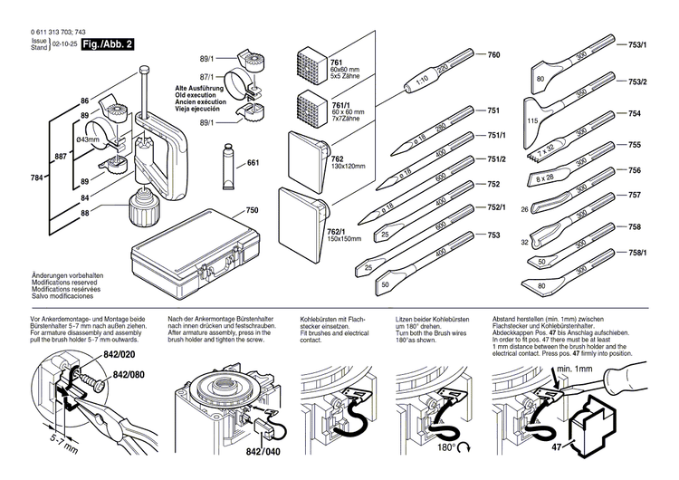 New Genuine Bosch 1614010186 Armature