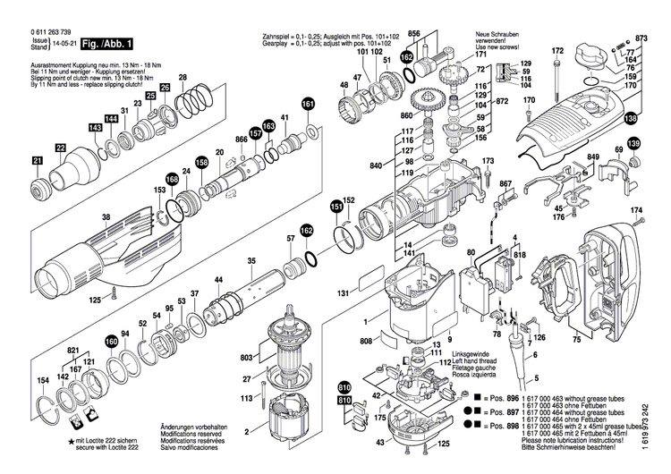 New Genuine Bosch 1614010218 Armature