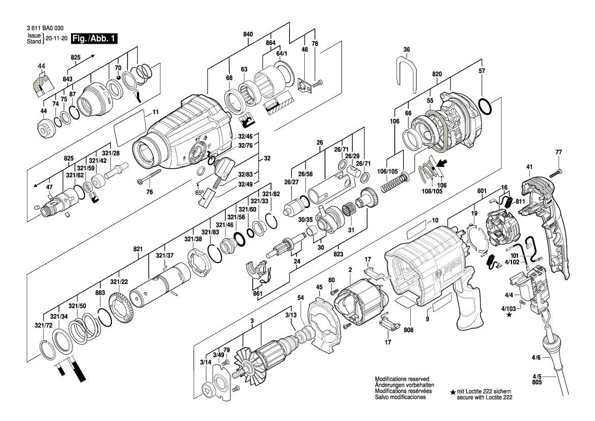 New Genuine Bosch 1614010277 Armature