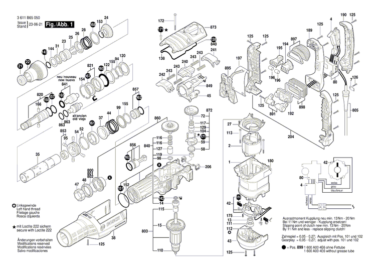 New Genuine Bosch 1614010279 Armature