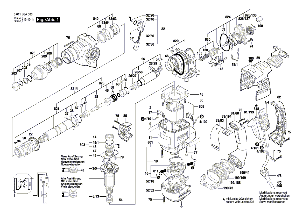 New Genuine Bosch 1614010712 Armature