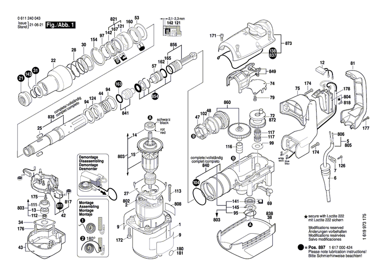 New Genuine Bosch 1614011089 Armature