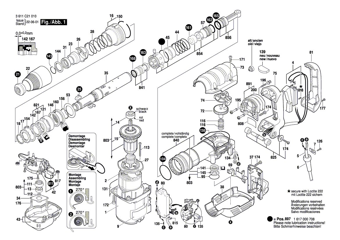 New Genuine Bosch 1614220133 Field