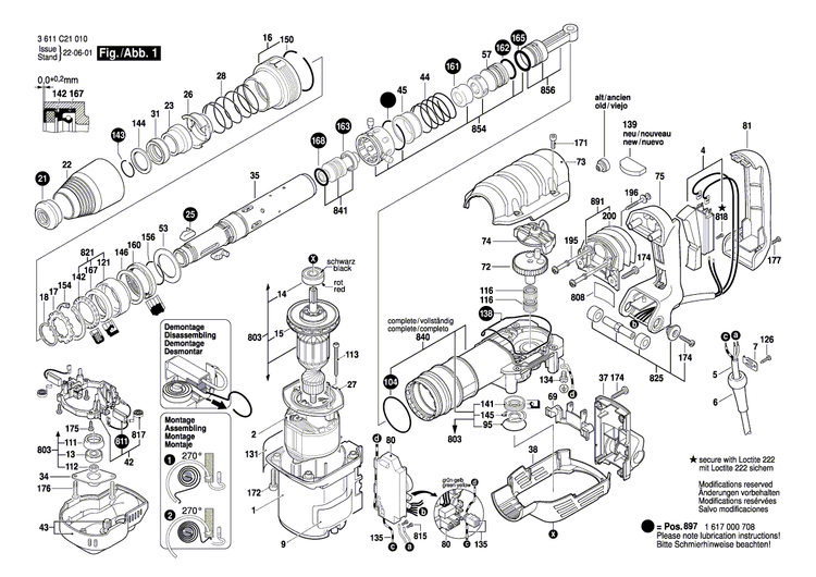 New Genuine Bosch 1614220133 Field