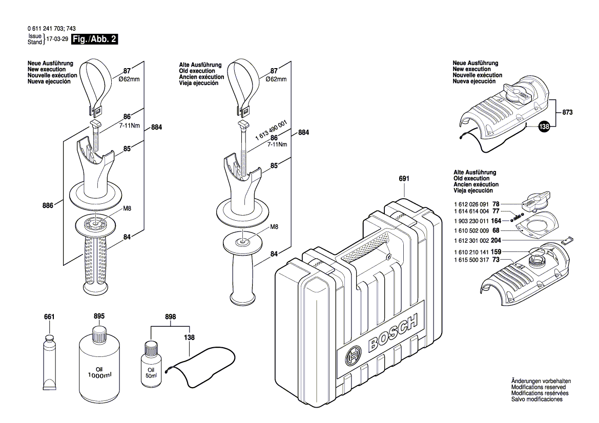 New Genuine Bosch 1614220162 Field