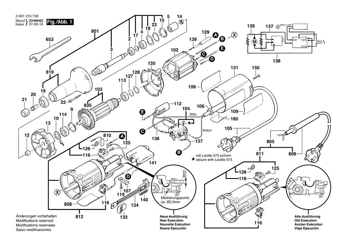 New Genuine Bosch 1614220174 Field