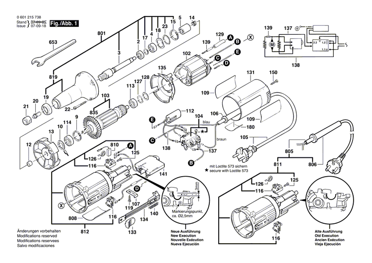 New Genuine Bosch 1614220174 Field