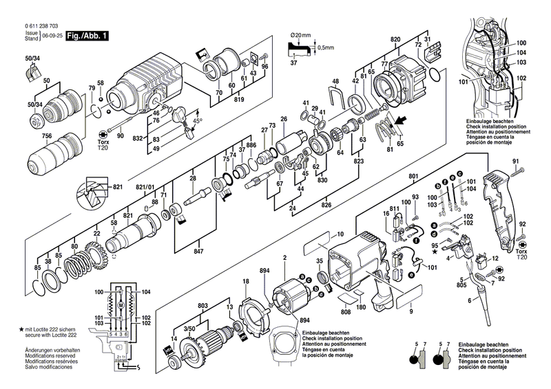 New Genuine Bosch 1614220176 Field
