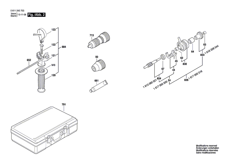 New Genuine Bosch 1614448036 Connecting Cable