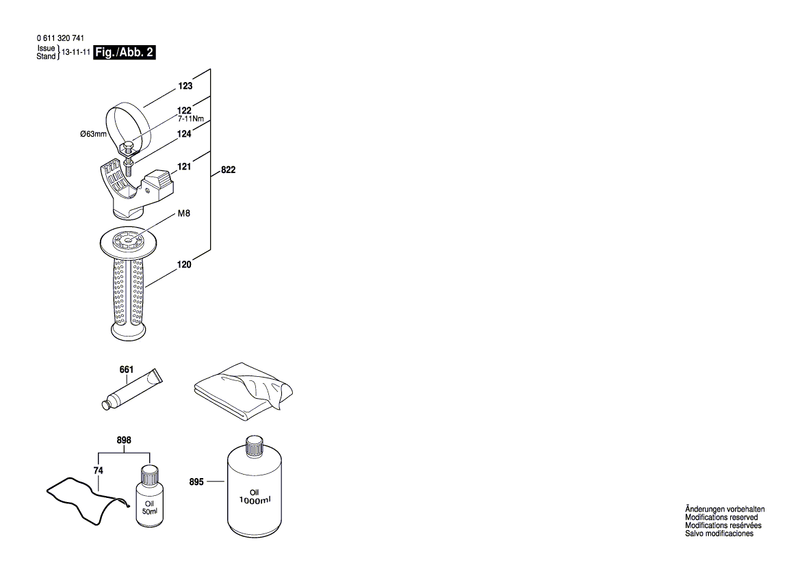 New Genuine Bosch 1614449013 Connecting Cable