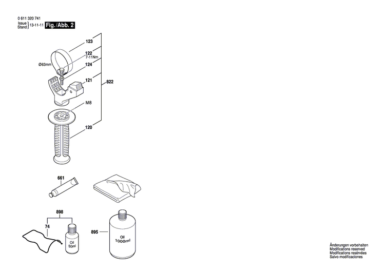 New Genuine Bosch 1614449013 Connecting Cable