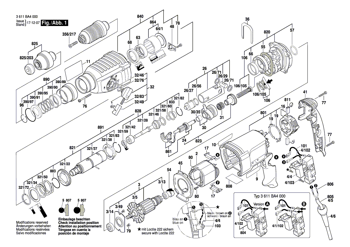 New Genuine Bosch 1614449021 Connecting Cable