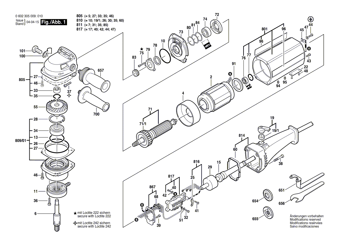 New Genuine Bosch 1614482050 Connector Plug