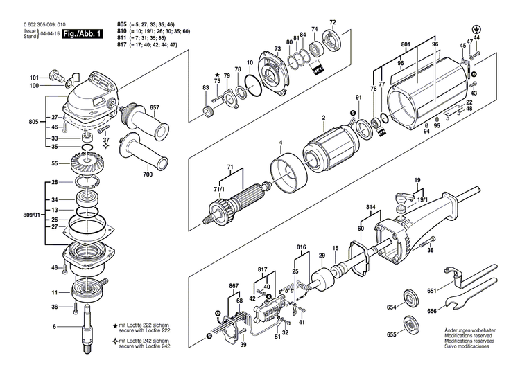 New Genuine Bosch 1614482050 Connector Plug