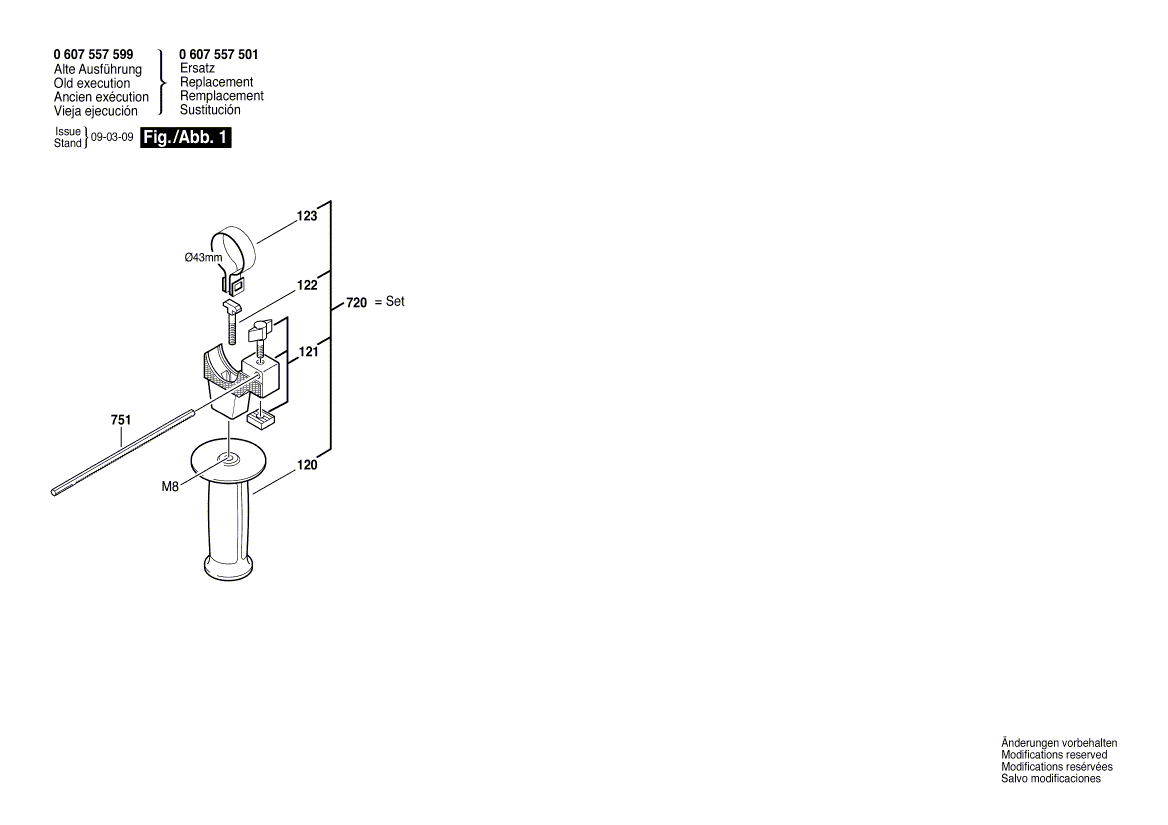 New Genuine Bosch 1614601009 Retaining ring
