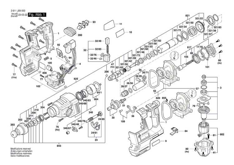 New Genuine Bosch 1614601012 Retaining ring