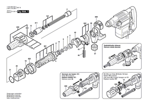 New Genuine Bosch 1614601025 Retaining ring