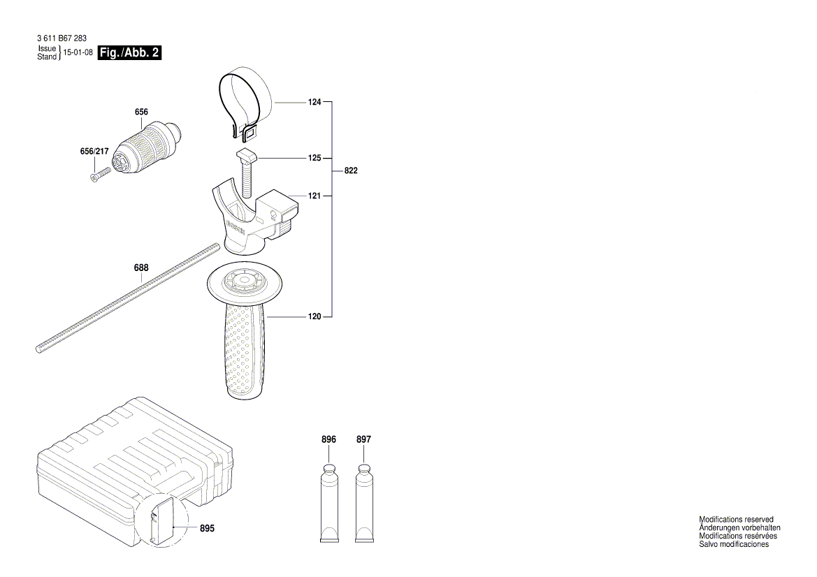 New Genuine Bosch 1614601047 Retaining ring