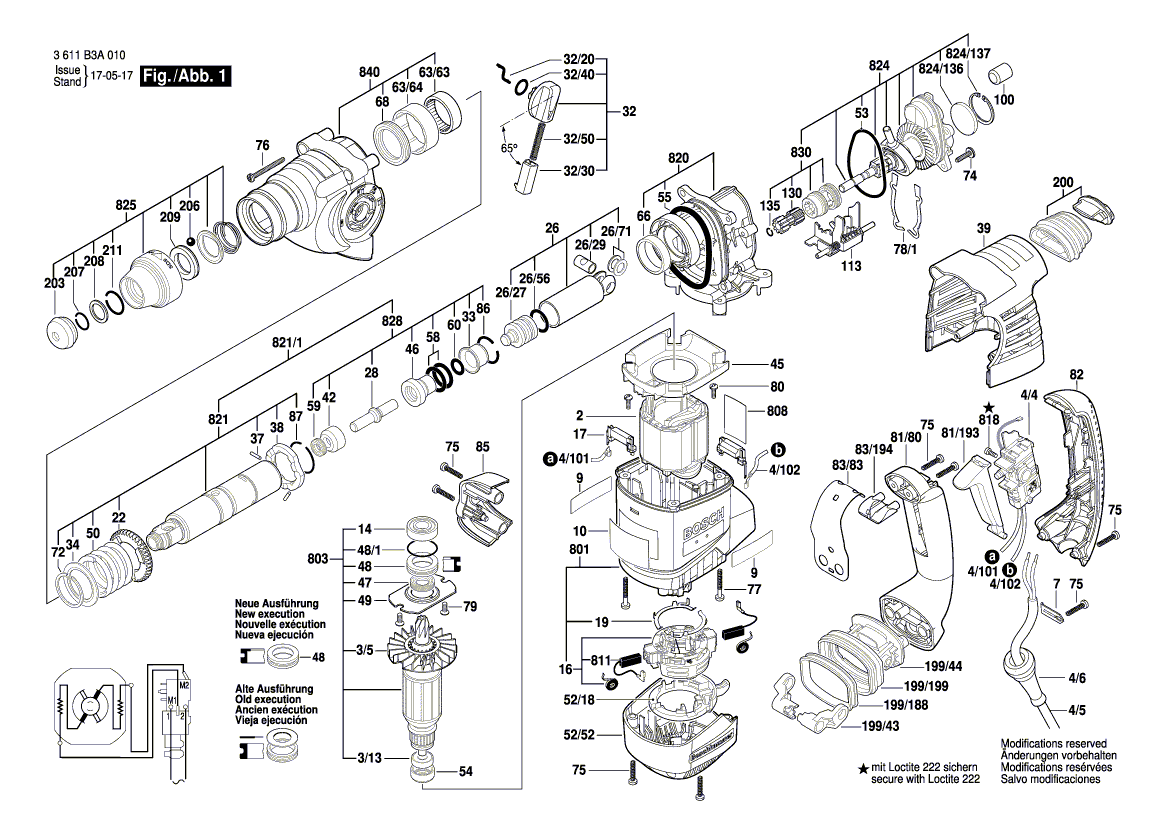 New Genuine Bosch 1614611025 Rocker Foot