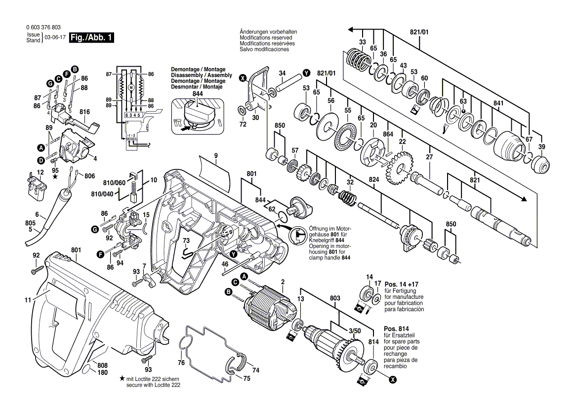 New Genuine Bosch 1614682004 Contact Spring