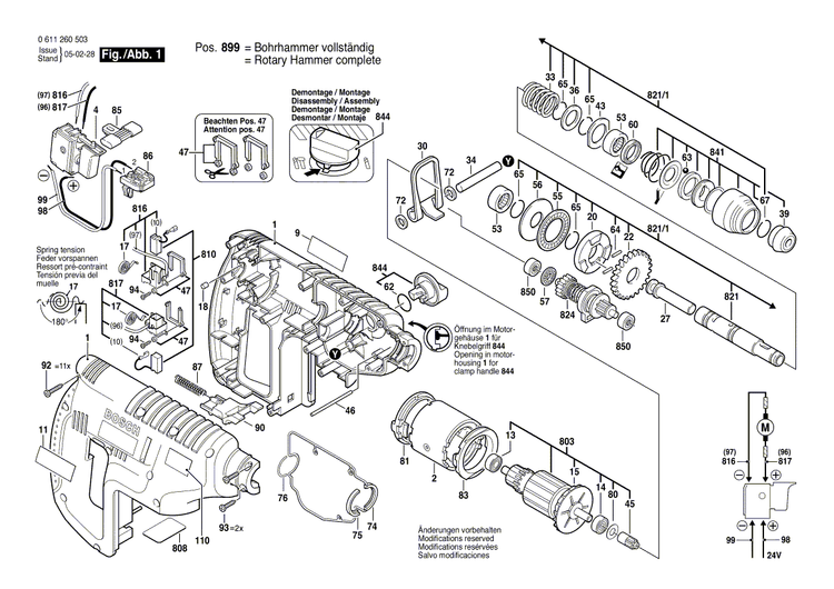 New Genuine Bosch 1615104033 Housing Section