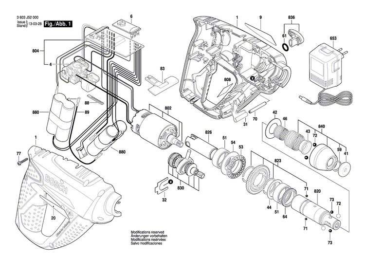 New Genuine Bosch 1615104053 Housing Section